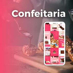 Imagem de capa para o Curso online Super Combo Canva - Confeitaria