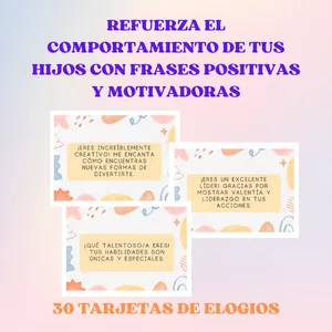 Imagen de portada para Curso online TARJETAS DE ELOGIOS PARA NIÑOS