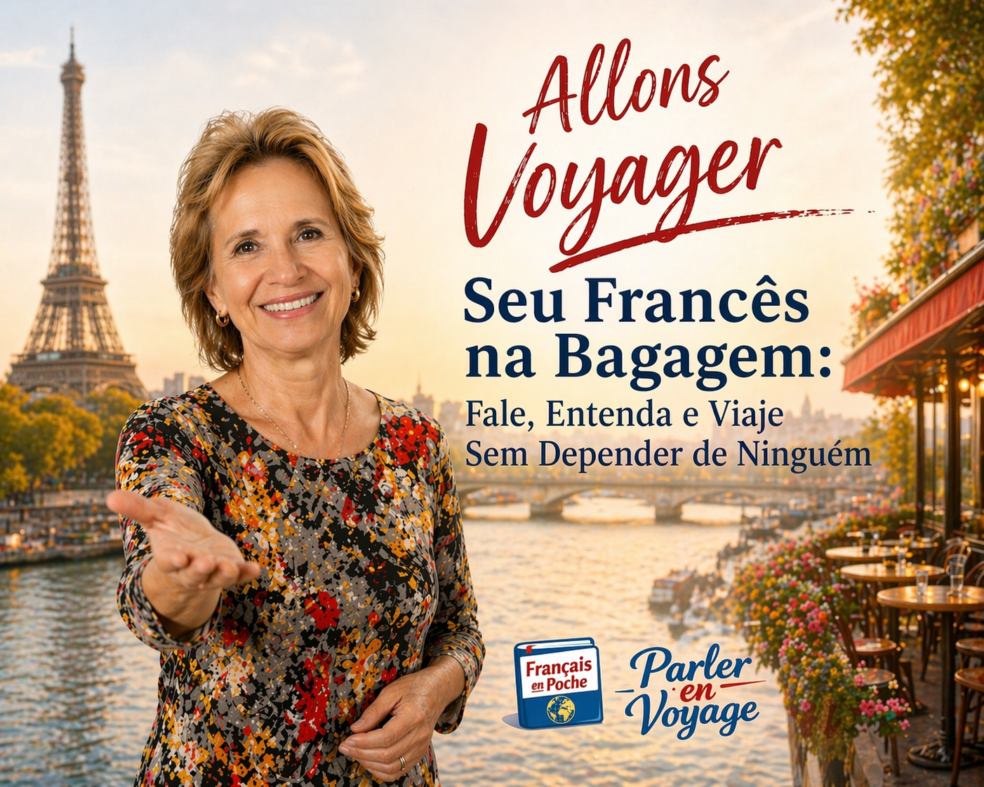 Imagem do curso Seu Francês na Bagagem : Autonomia em 6 Semanas. O Guia Prático para se Virar sem Bloqueios