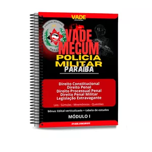 Imagem de capa para o Ebook VADE MECUM PMPB