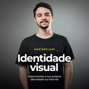 Imagem de capa para o Curso online Masterclass Identidade Visual