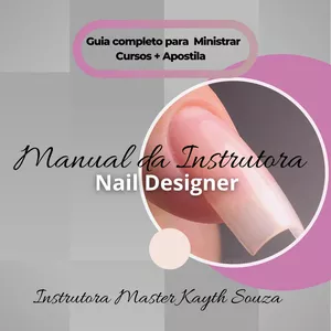 Imagem de capa para o Ebook Manual da Instrutora Nail Designer