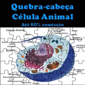 Imagem de capa para o Ebook Quebra-cabeça Célula Animal
