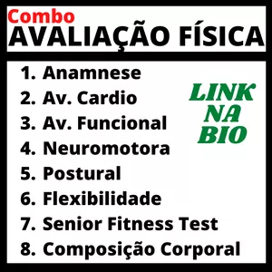 Planilha Combo Planilhas de Avaliação Física