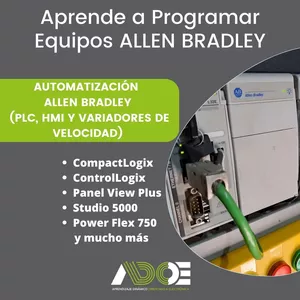 Imagen de portada para Curso online Curso Automatización Allen Bradley y Variadores de Velocidad