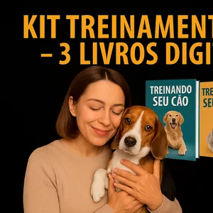 Imagem de capa para o Ebook Kit Treinamento Pet - 3 Livros Digitais