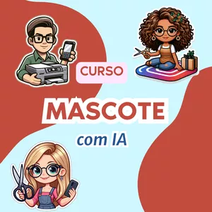 Imagem de capa para o Curso online Mascote com IA