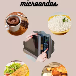 Imagem de capa para o Ebook Receitas fáceis no microondas