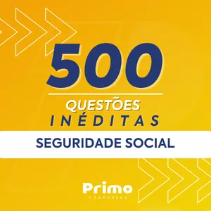 Imagem de capa para o Curso online 500 QUESTÕES INÉDITAS DE SEGURIDADE SOCIAL COMENTADAS PARA O CONCURSO DO INSS 2026 - PRÉ EDITAL