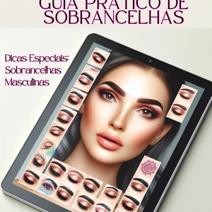 Imagem de capa para o Ebook Transforme seu Olhar: Guia Prático de Sobrancelhas