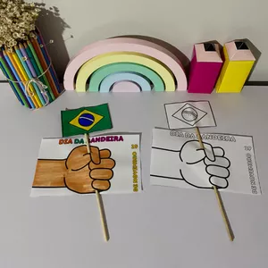 Imagem de capa para o Ebook ATIVIDADE INTERATIVA DIA DA BANDEIRA 
