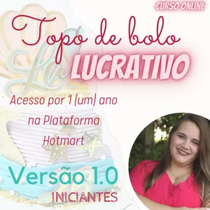 Imagem de capa para o Curso online TOPO DE BOLO LUCRATIVO