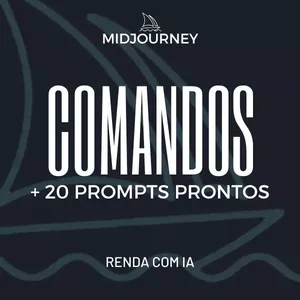 Imagem do curso Comandos do Midjourney + 20 prompts prontos