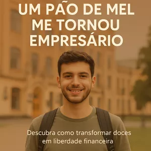 Imagem de capa para o Ebook Um Pão de Mel me Tornou Empresário. 