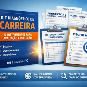 Imagem do curso Kit Diagnóstico de Carreira: Escalas, questionários e inventários de Orientação Profissional