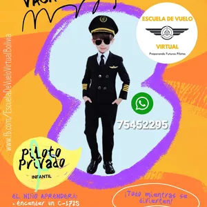 Imagen de portada para Curso online Curso de Piloto Inicial para Niños