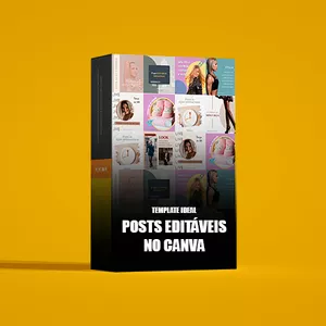 Pack de Posts Editáveis Template Ideal por TEMPLATE IDEAL