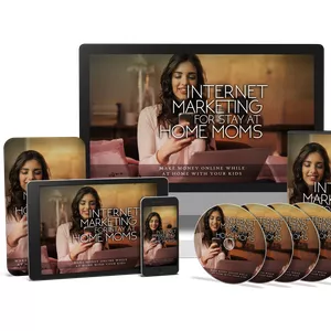 Cover image for Ebook 🎯 Internet Marketing For Stay At Home Moms 👩‍🦰 ➕ Internet Marketing For Stay At Home Moms Upgrade Package❗