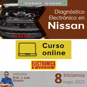 Imagen de portada para Curso online Diagnóstico electrónico en Nissan, Mayo 2023