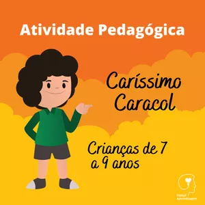 Imagem de capa para o Curso online Caríssimo caracol - Separação de sílabas CA CO CU