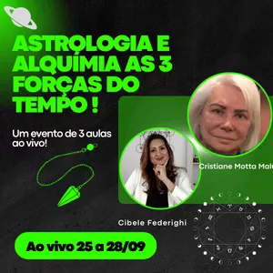 Imagem de capa para o Evento online Astrologia e Alquimia as 3 Forças do Tempo