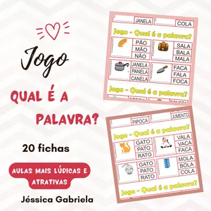 Imagem de capa para o Ebook JOGO - QUAL É A PALAVRA?