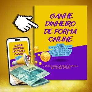Imagem de capa para o Ebook  Ganhe Dinheiro de Forma Online