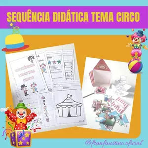 Imagem de capa para o Ebook SEQUÊNCIA DIDÁTICA DIA DO CIRCO