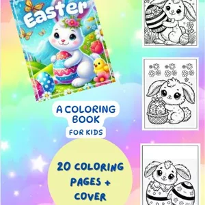 Imagen de portada para Ebook Easter coloring book