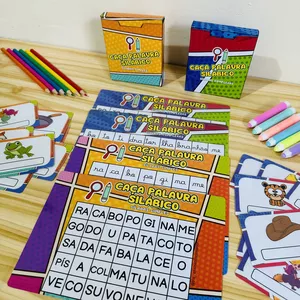 Imagem de capa para o Ebook Caça Palavra Silábico 