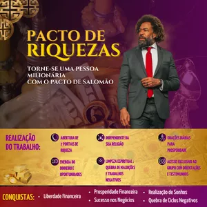 Imagem de capa para o Curso online Pacto de Riquezas - Pacto de Salomão