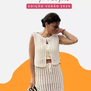 Imagem de capa para o Curso online Conjunto Brisa em Knooking