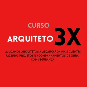 Imagem de capa para o Curso online ARQUITETO 3X