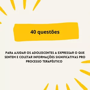 Imagem de capa para o Ebook 40 perguntas direcionadas para adolescentes