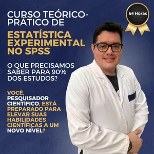 Imagem de capa para o Evento presencial Curso téorico-prático de Estatística Experimental no SPSS: O que precisamos saber para 90% dos estudos?