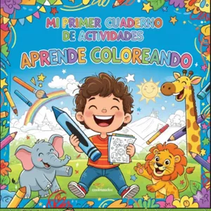 Imagen de portada para Ebook MI PRIMER CUADERNO DE ACTIVIDADES - APRENDE COLOREANDO
