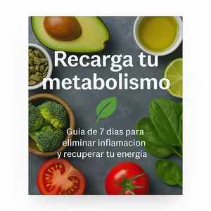 Imagen de portada para Ebook Recarga tu metabolismo – Guía de 7 días para eliminar inflamación y recuperar tu energía