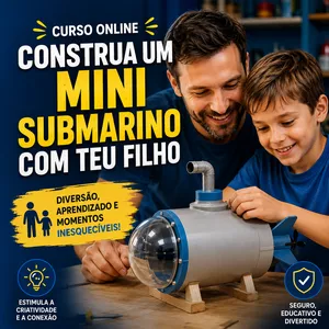 Imagem do curso Construa um Mini Submarino com seu Filho: Engenharia Naval na Prática