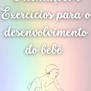 Imagem de capa para o Ebook Orientações e Exercícios para o Desenvolvimento do Bebê