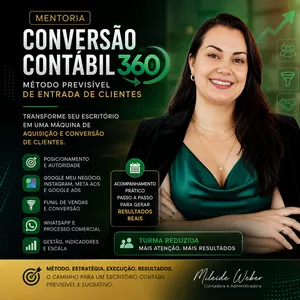 Imagem do curso Mentoria Aceleração Contábil 360º (em grupo) - Método para aquisição previsível de clientes na contabilidade