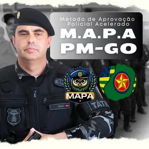 Imagem de MAPA PMGO: Método de Aprovação Policial Acelerado na Polícia Militar de Goiás criado por Spartacus Concursos na hotmart