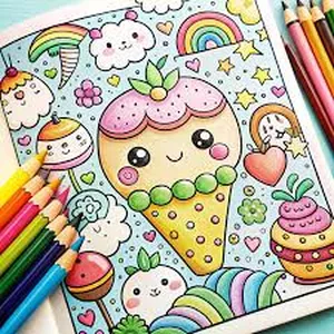 Imagen de portada para Ebook Imagina y Colorea