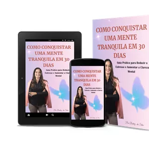 Imagem de capa para o Ebook Como Conquistar uma Mente Tranquila em 30 dias