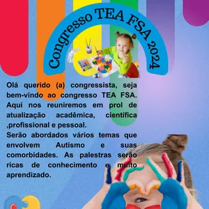Imagem de capa para o Evento presencial CONGRESSO TEA FSA 2024