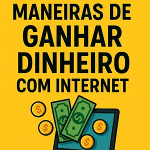 Imagem de capa para o Ebook  7 maneiras de ganhar dinheiro com internet 