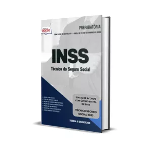 Imagem de capa para o Ebook Apostila INSS- 2023 Técnico Seguro Social&nbsp;-&nbsp;Pdf