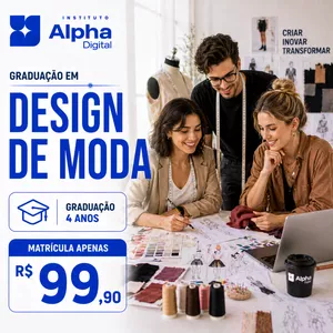 Imagem do curso Design de Moda