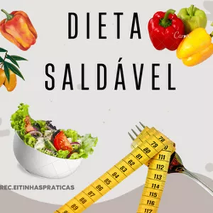 Imagem de capa para o Ebook dieta saldável 