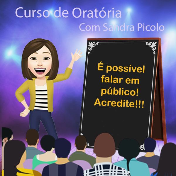 Imagem do curso É possível falar em público: Curso de Oratória com Sandra Picolo
