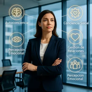 Imagen de portada para Ebook Domina la inteligencia emocional para el Éxito Profesional. 